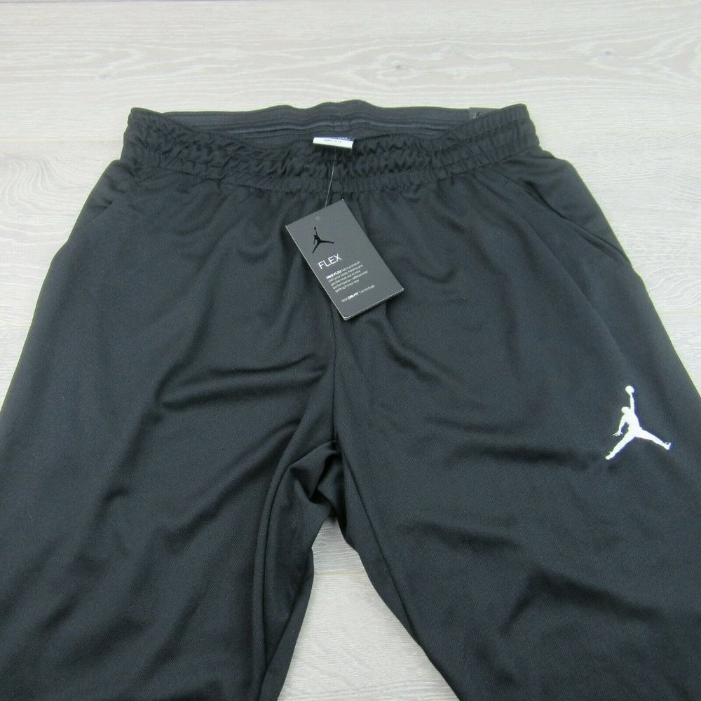 Jordan Alpha Gym Training Pants Black Taper XL - Picture 2 of 12